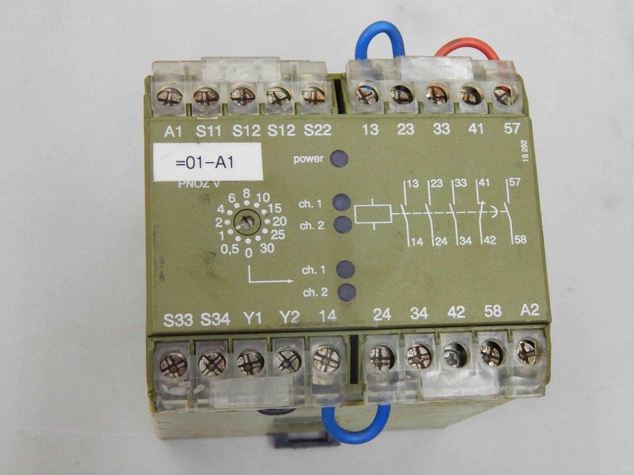 474790 24 VDC 5,0w seguridad del circuito dispositivo-used Pilz pnoz 30 s 24 V DC ID no 