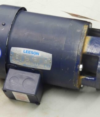 #251 Leeson Motor C6T34FC37A CAT: 114208.00 3/4 HP 208-230/460V C45J Frame ​TEFC