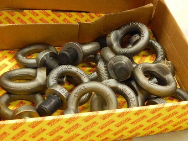 #313 LOT of 7 M24 WLL1800KG EQR 3-1/2"OD 1-7/8"ID C15E Eye Bolt NEW