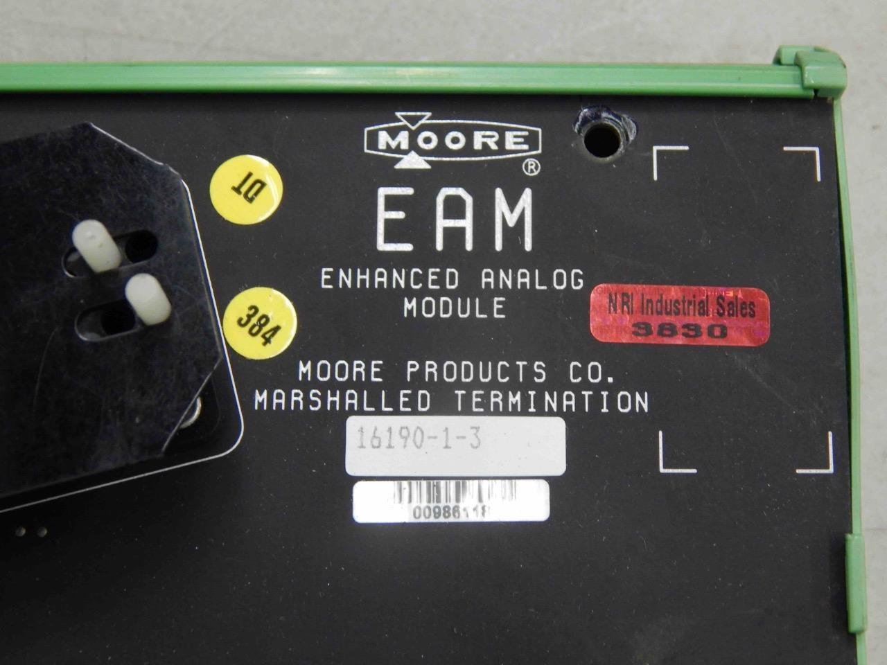 #847 Moore EAM 16190-1-3 Enhanced Analog Module PC Relay Circuit Board ...