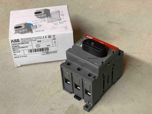 ABB, OT80F3, 1SCA105798R1001, 3P, 80A Disconnector Disconnect Switch, 80 Amp