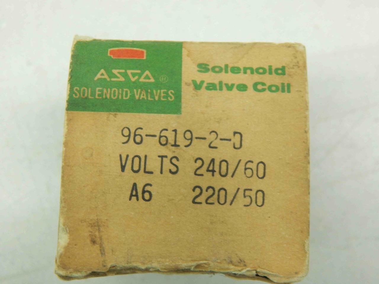 Asco 96-619-2-D, Solenoid Valve Coil, 220/240V - Image 3