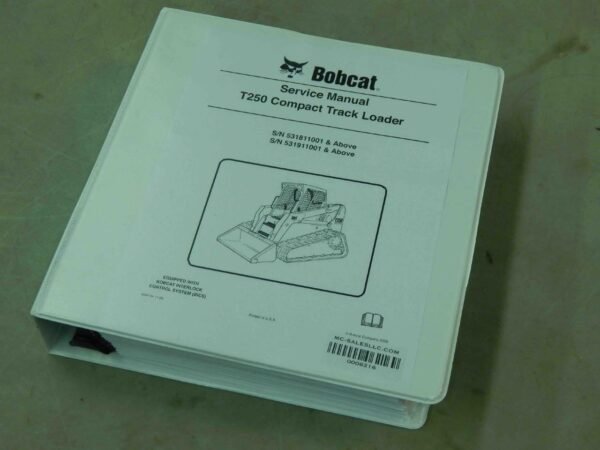 Bobcat T250 PN# 6904164 Compact Track Loader Service Manual #6216