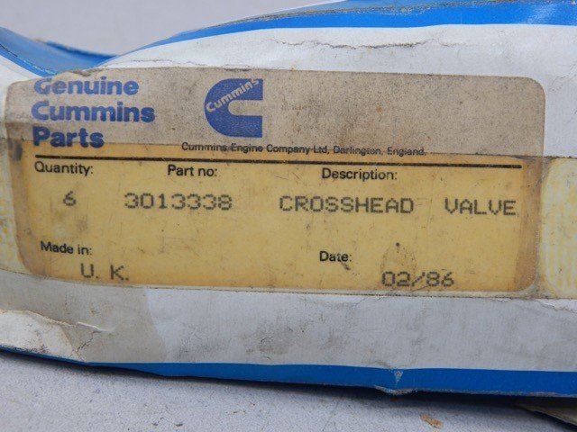 Cummins 3013338 Crosshead Valve (Lot of 6) - Image 4