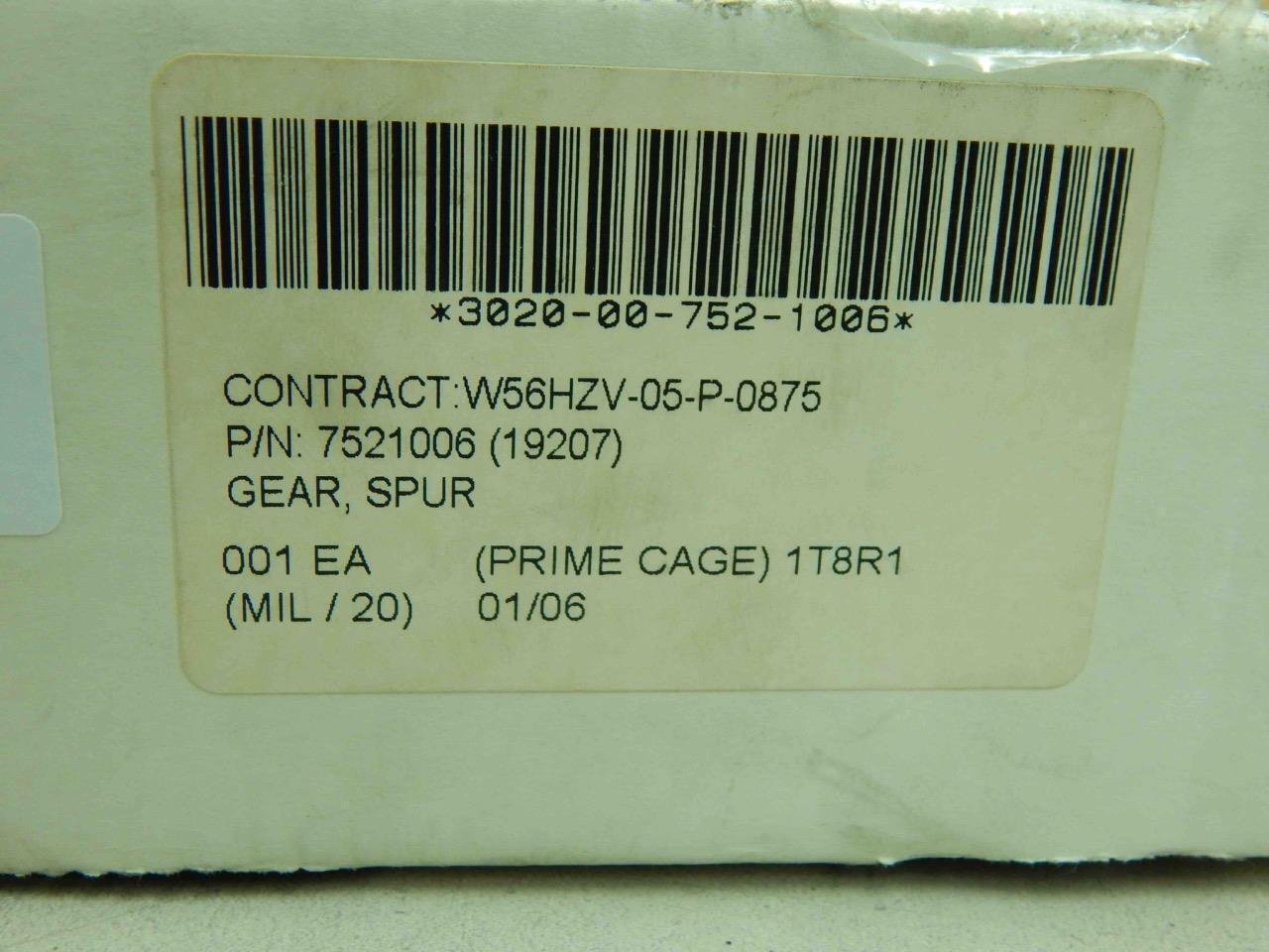 Dana 7521006, 3020-00-752-1006 Transmission Gear Spur - Image 3