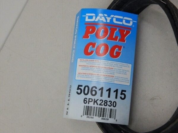 Dayco 5061115, 6PK2830, 3030013890435, Polly Cog Belt - Image 3