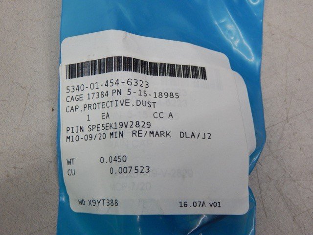 Edgewood 5-15-18985, 5340014546323, Protective Dust Cap (PM614-2319, 0614-2319) - Image 2