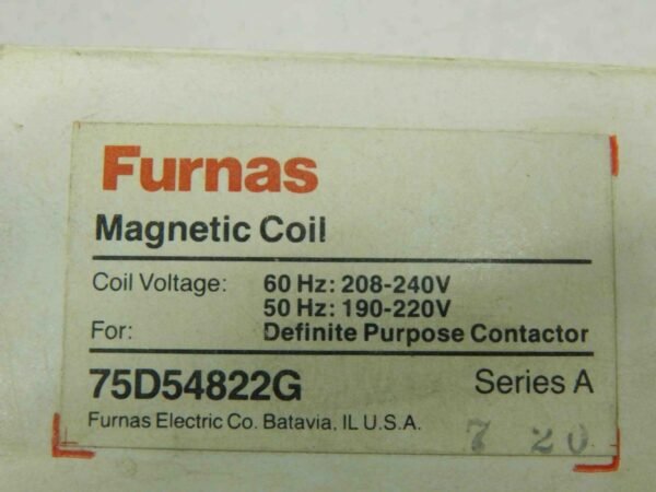 Furnas 75D54822G Magnetic Coil, 208–240V / 190–220 V - Image 6