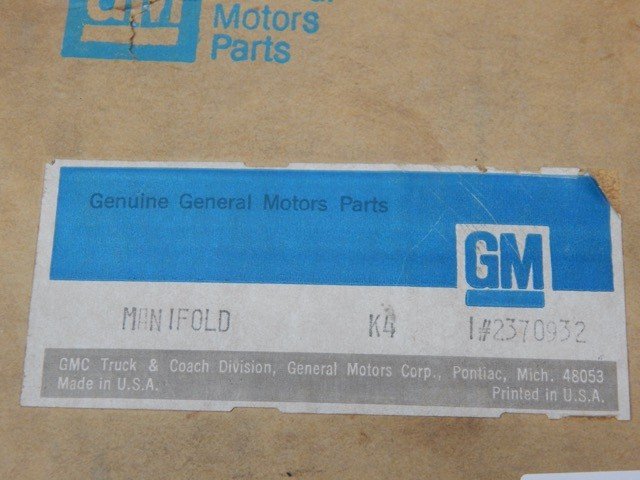 GM 2370932 Manifold - Image 5