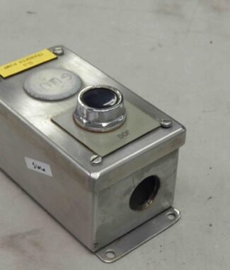 Hoffman Furnas ​52PA8 Stainless Enclosure Control Station Oil Tight Black PB