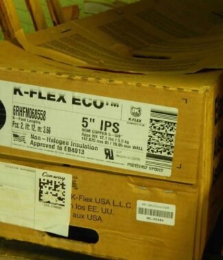 K-FLEX ECO 6RHFN068558 Insulation 5"IPS (5.5ID) X 3/4" W, 2/12