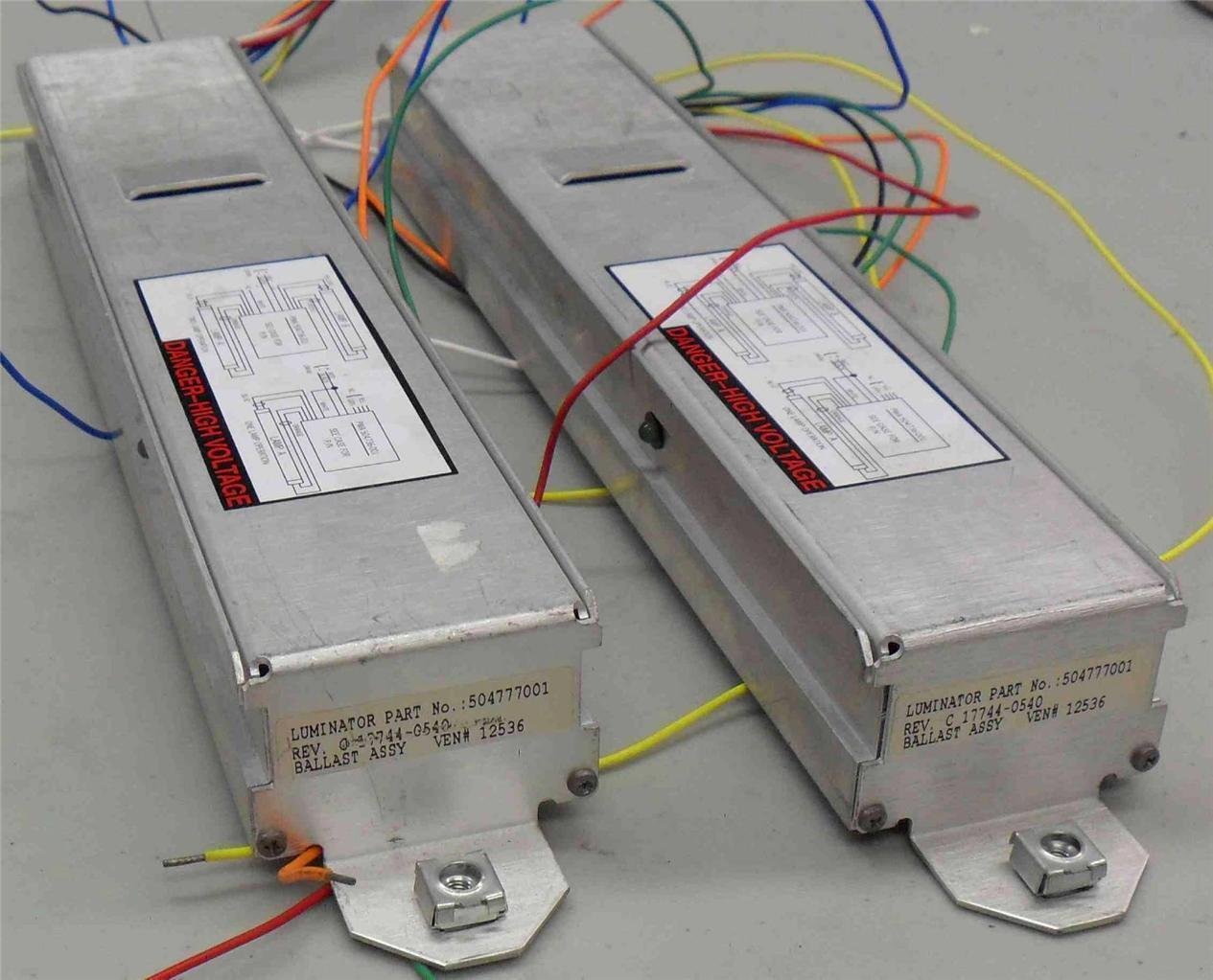 Luminator PN 504777001 Rev C 17744-0540 Ballast Assy Sold Separately