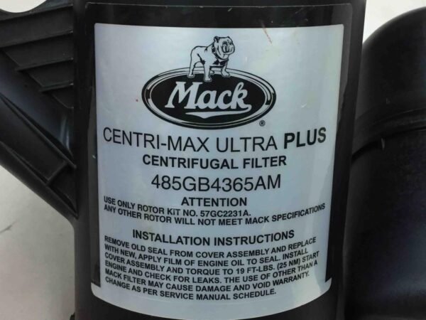 Mack  485GB4365AM, 21074769  Centrifugal Filter Centri-Max Ultra Plus - Image 3