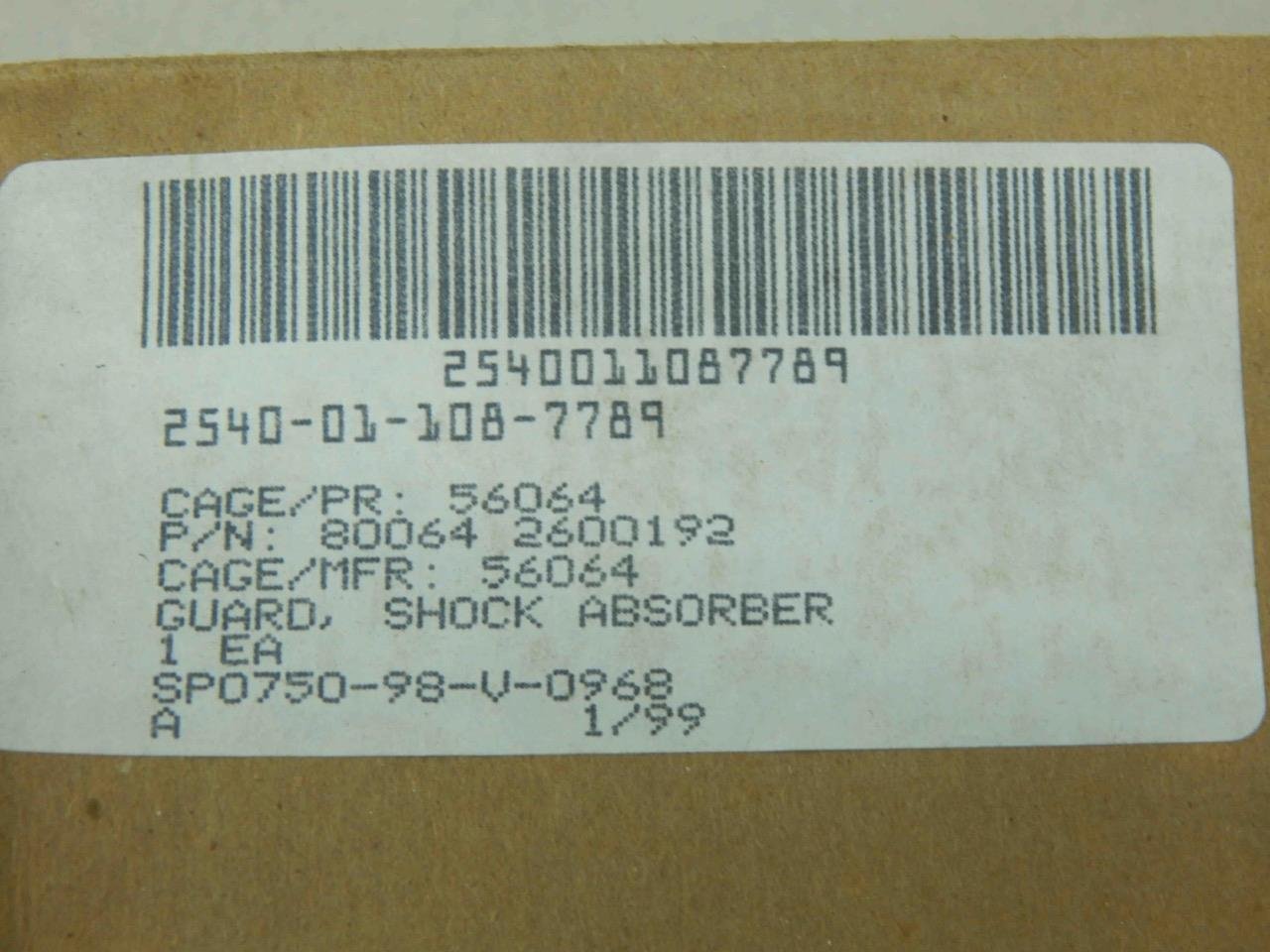 Military 2600192, 2540011087789, Shock Absorber Guard - Image 6
