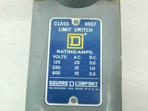 Square D 9007-M11B, 9007M11B Limit Switch - Image 6