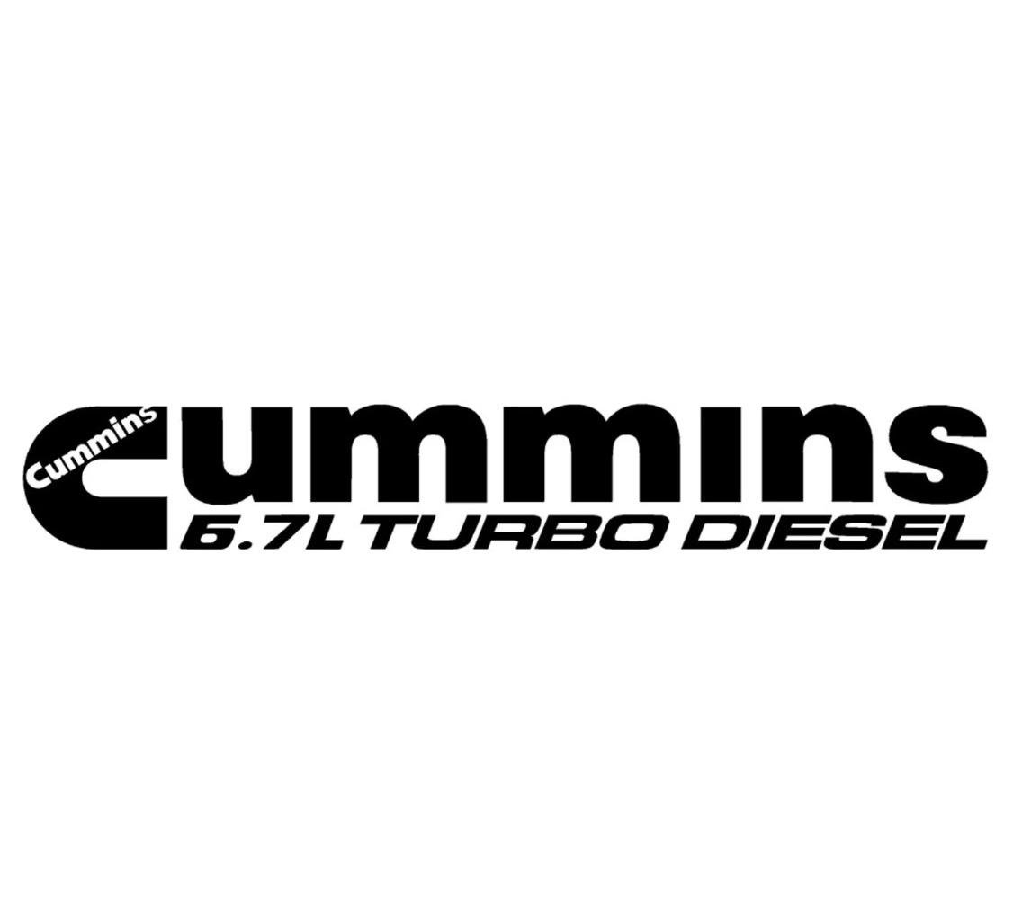Cummins Diesel Vinyl Decal Sticker - Made In USA - Choose Color (10th Avenue Craft Studio)