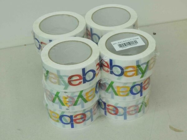 (12 Rolls) Official eBay Classic Color Tape 2” X 75 Yards Shipping & Packing - Image 3