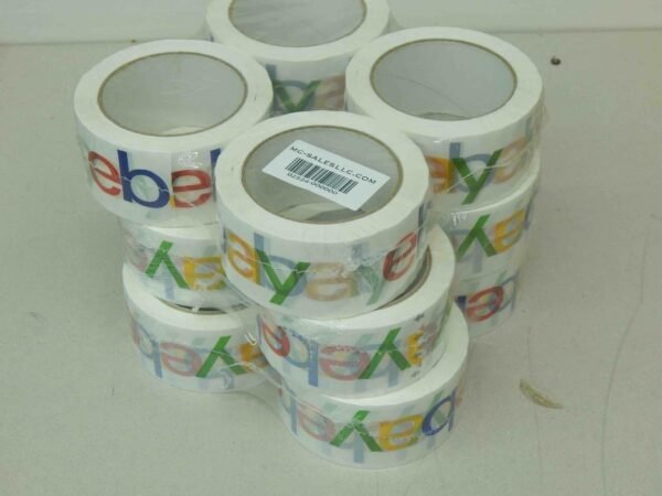 (12 Rolls) Official eBay Classic Color Tape 2” X 75 Yards Shipping & Packing