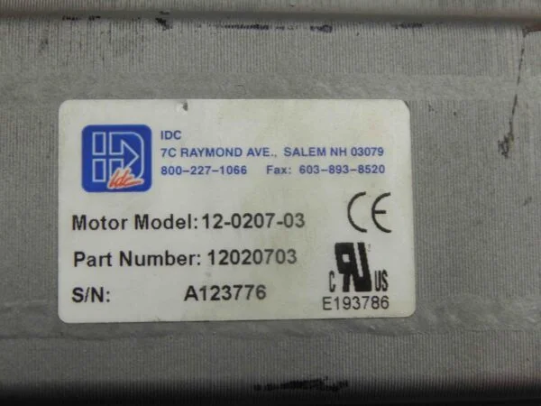 #195 IDC 62-0024-03 Stepper Motor 62002403 - Image 4