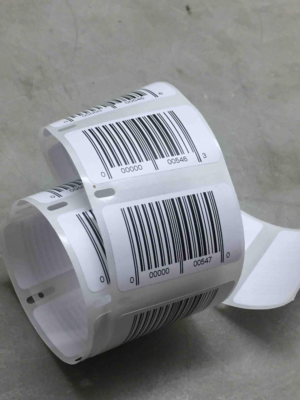 500 LABELS UPC Barcode Codes Numbers 1x2 " 