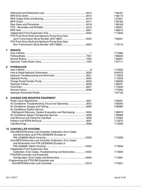 #6229 SM-Case, IH MX100, MX110, MX120, MX135 Series, Service Manual, 7-65907 - Image 4