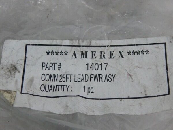 Amerex 14017, 25' Foot Lead Power Assy, Fire Suppression System Wiring Harness - Image 4