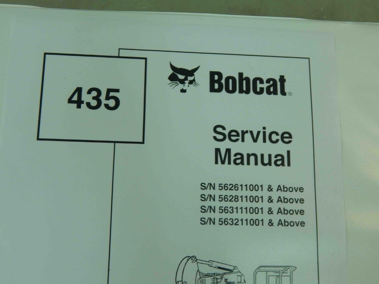 Bobcat 435 PN# 6902331 Escavator Service Manual #6219 - Image 3