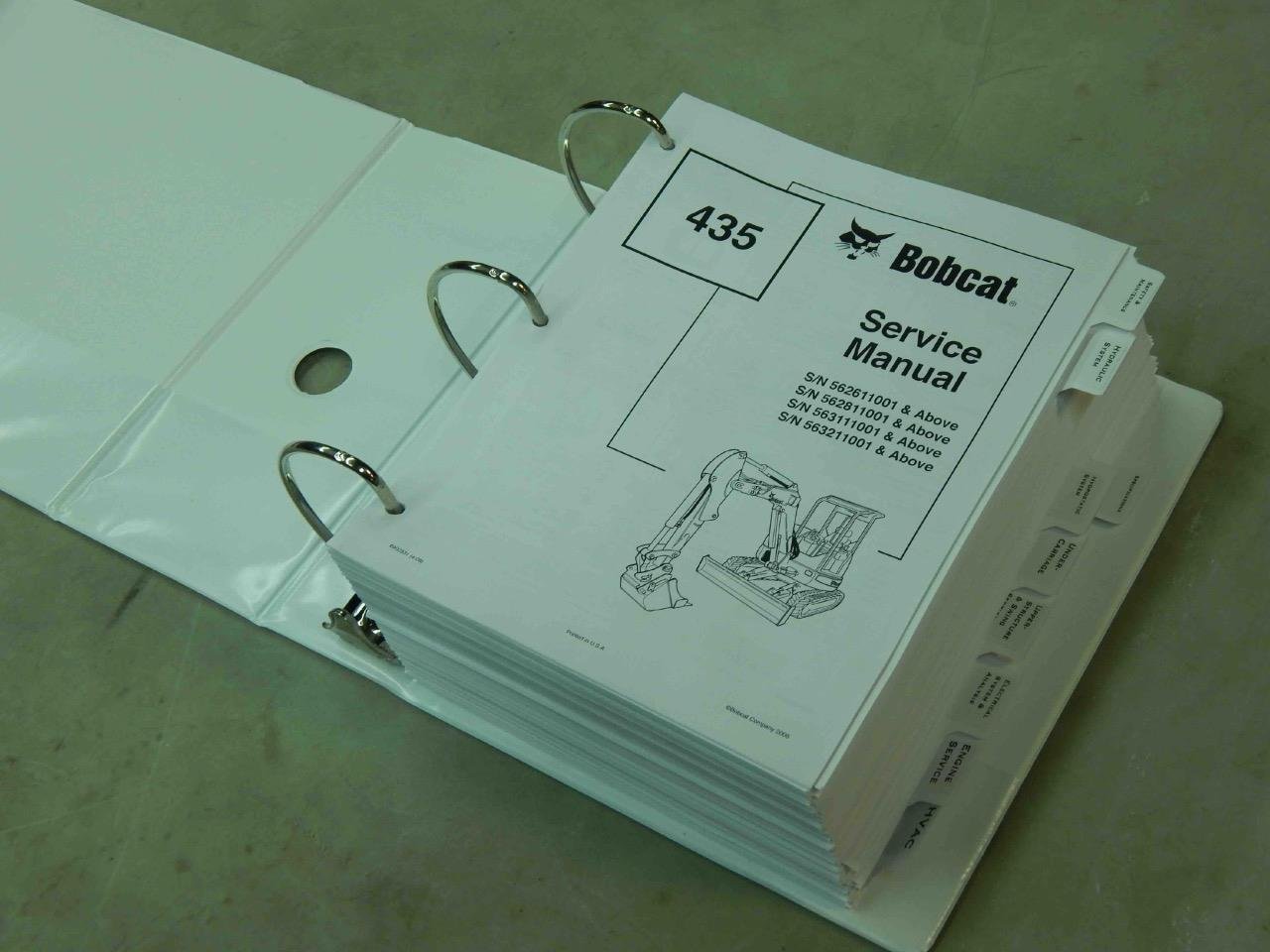 Bobcat 435 PN# 6902331 Escavator Service Manual #6219 - Image 6