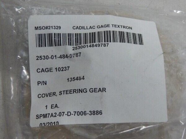 Cadillac Gage Textron, 135484, 2530014849787, Steering Gear Cover - Image 4