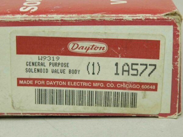 Dayton 1A577 ​General Purpose Solenoid Valve Body - Image 3