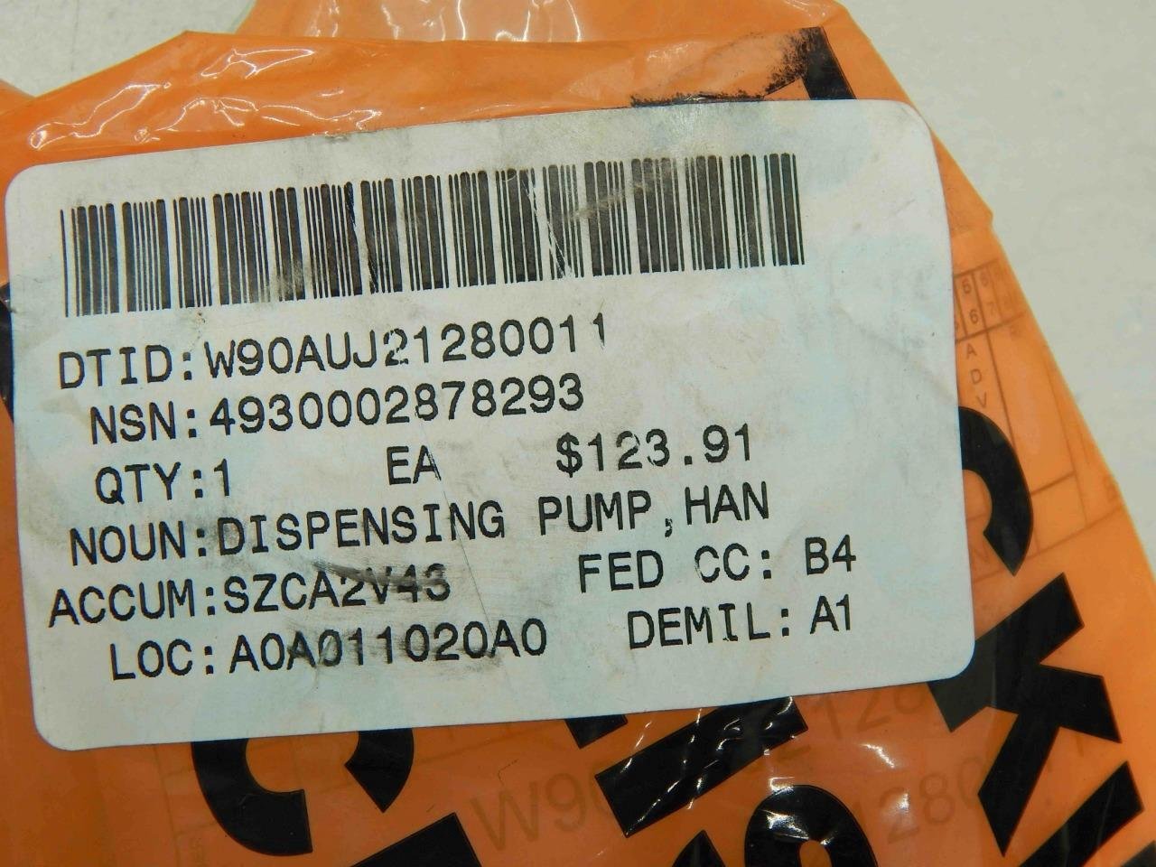 Gas Boy 124, FEDXXD370, 4930002878293, 55 Gallon Drum Hand Pump, Quart Stroke - Image 5