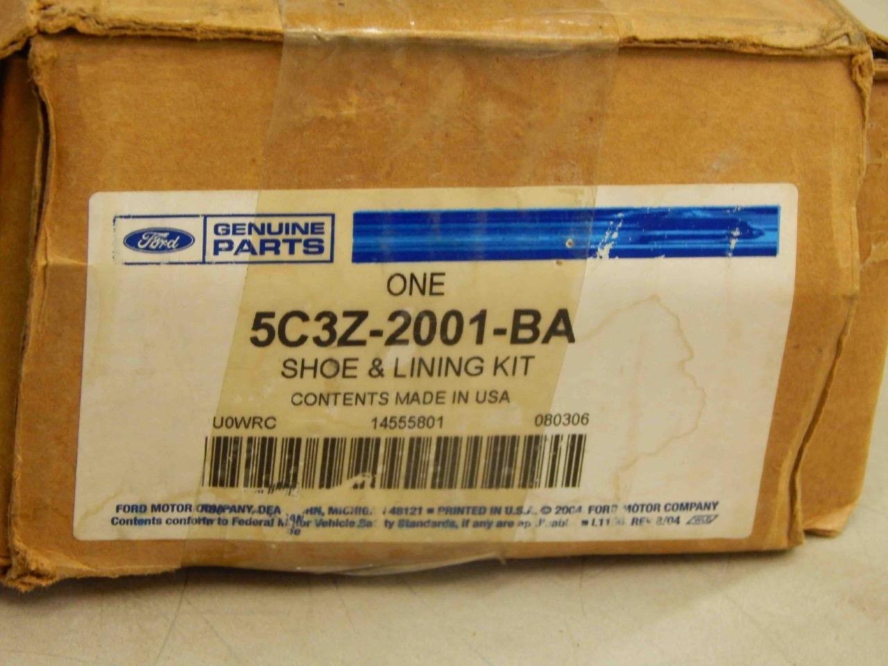 Genuine OEM Ford 5C3Z-2001-BA PARTS KIT,SHOE BRAKE F-450 F-550 05, 06 ...