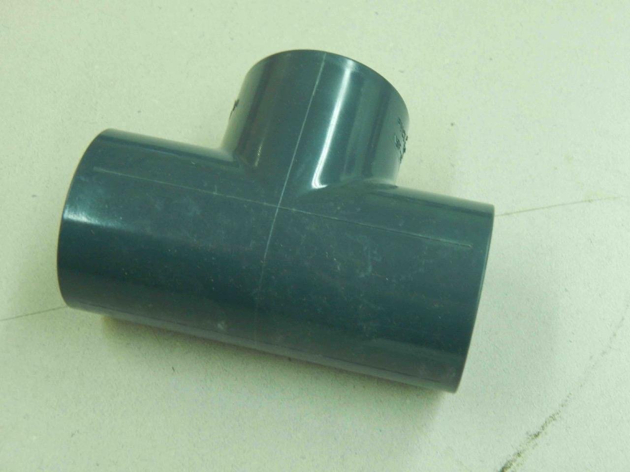 George Fischer +GF+ 801-012, 4730-00-144-4951 Tee Pipe 1-1/4" SCH 80 (Lot of 23)
