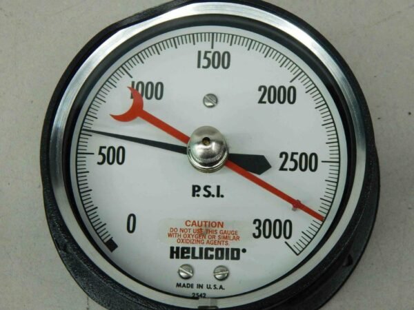 Helicoid F3DOJ1A00011EAB, 6685009017735 Pressure Gauge 0-​3000 PSI - Image 5