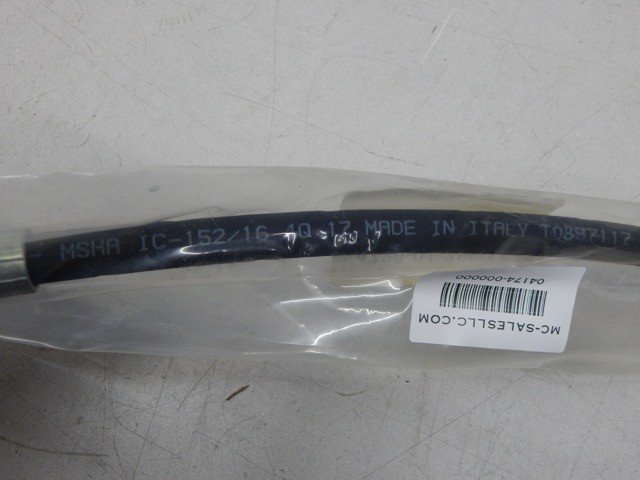 Hydraulic Hose Assembly: 1/4 in ID MNPT, 1 1/4 ft Lg, Black, ¼"x¼" 2F711 - Image 4