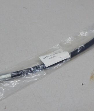 Hydraulic Hose Assembly: 1/4 in ID MNPT, 1 1/4 ft Lg, Black, ¼"x¼" 2F711