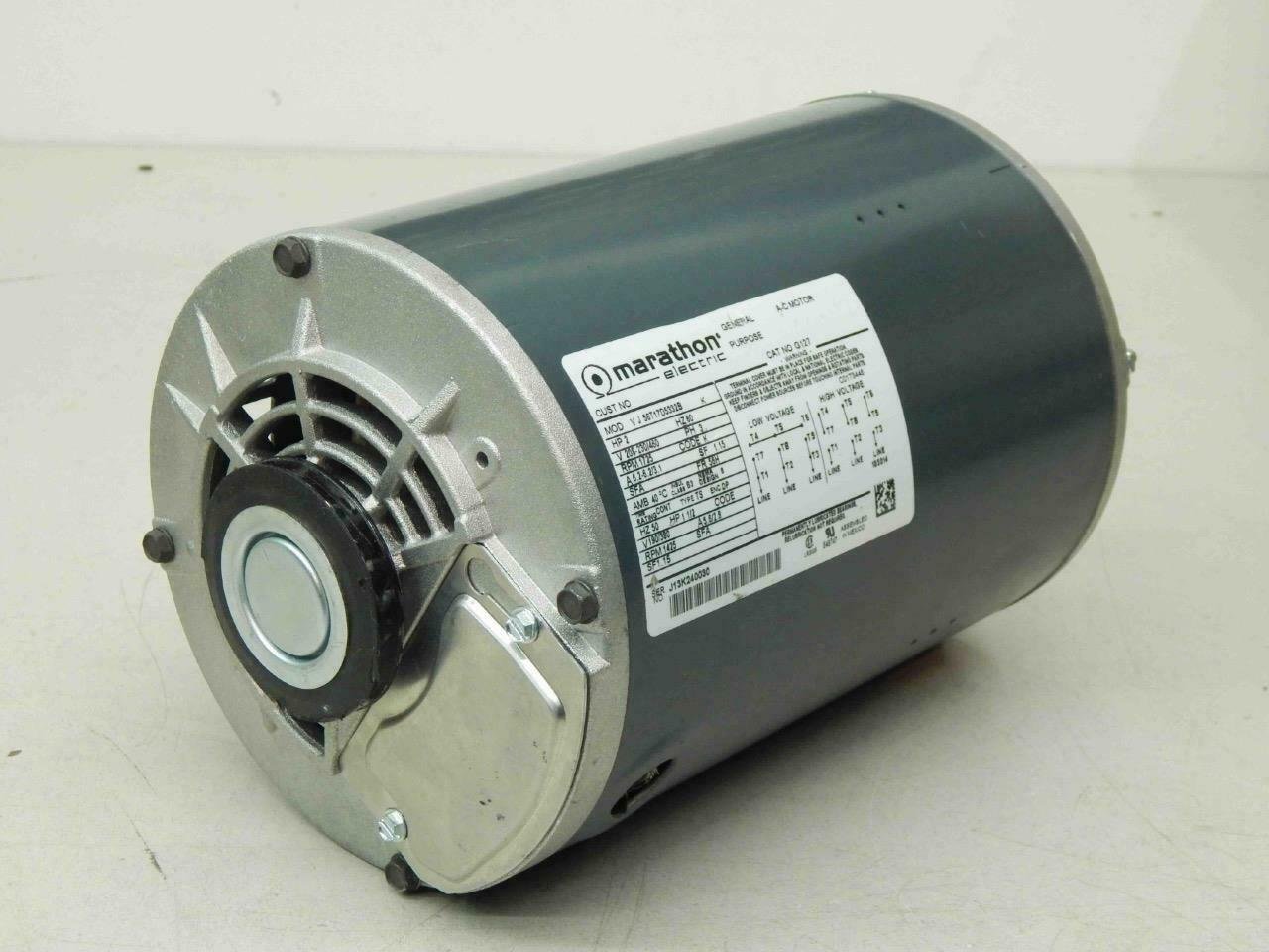 Marathon 056T17D5332, G127 Motor 2HP, 208-230/460V, 3PH, 56H Frame - Image 6