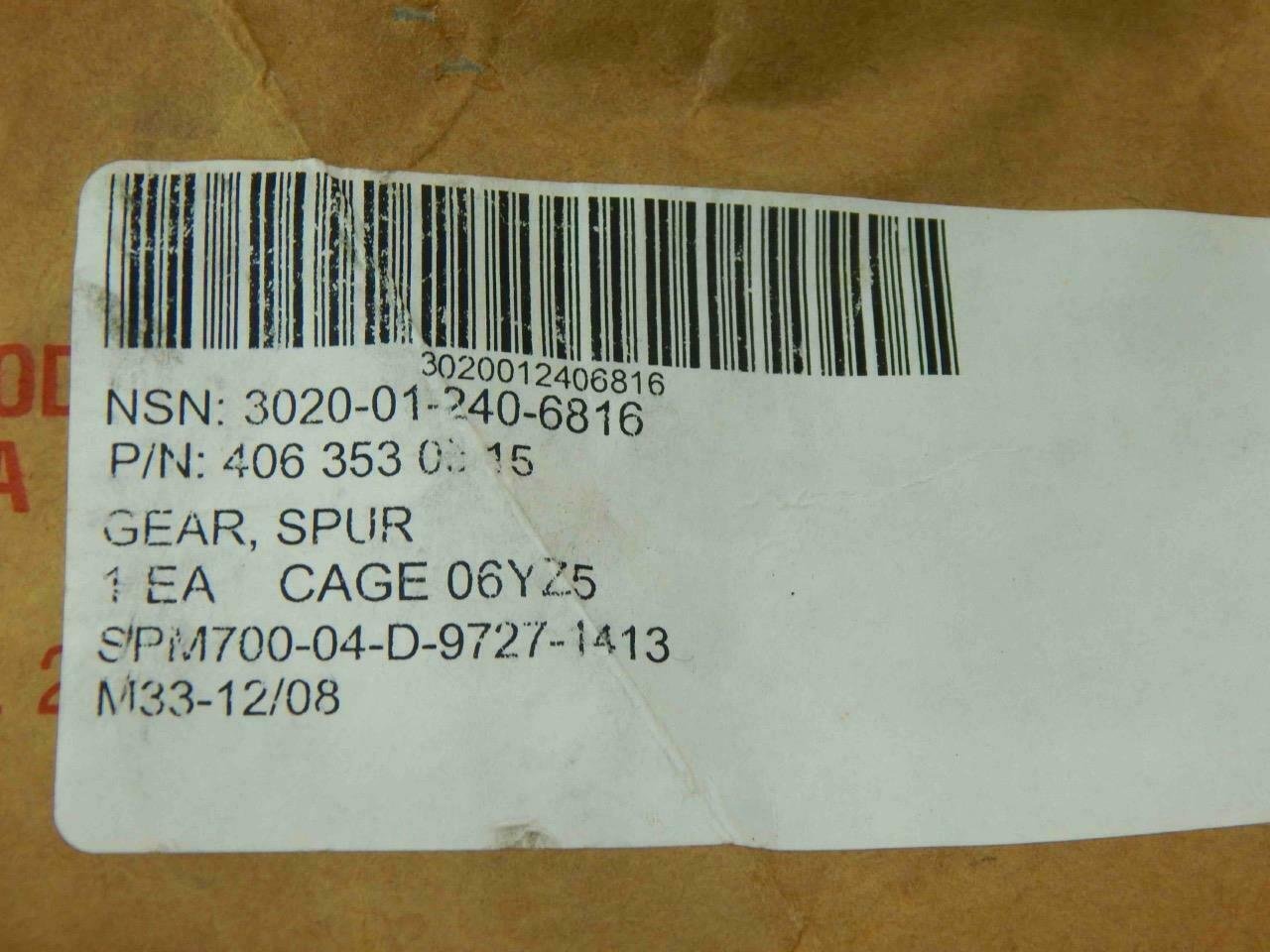 Mercedes Benz 406 353 05 15, 3020012406816 Spur Gear - Image 3