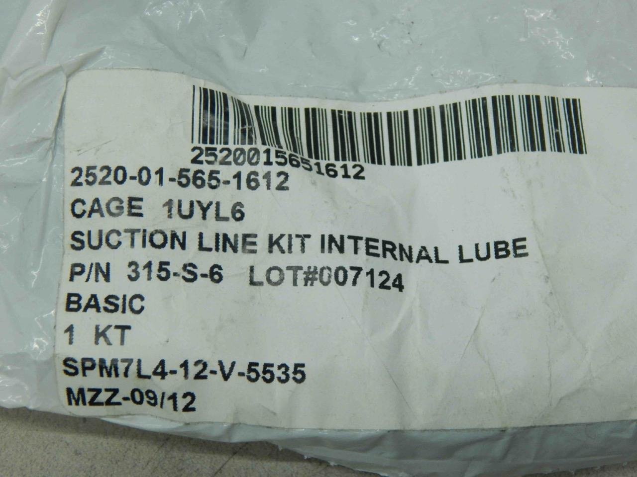 Meritor 315-S-6, 2520015651612, Suction Line Kit Internal Lube - Image 4