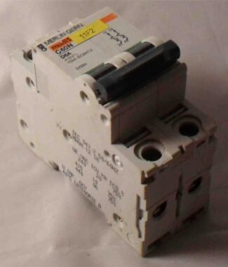 Merlin Gerin MG-24584 2-Pole Miniature Circuit Breaker 24584 415V C60N D6A
