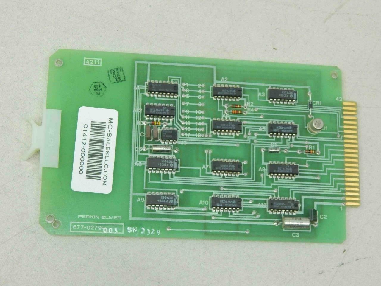 Perkin Elmer 677-0279-003 Circuit Board #01412 - Image 4