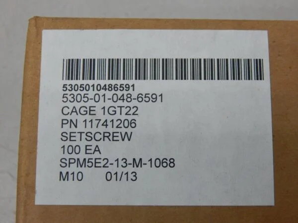 RDECOM 11741206, QAP11741206 5305010486591 Set Screw ​(Lot of 5) - Image 5