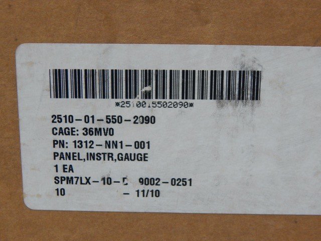 Shyft 1312–NN1–001, 2510015502090, Instrument Gauge Panel - Image 7