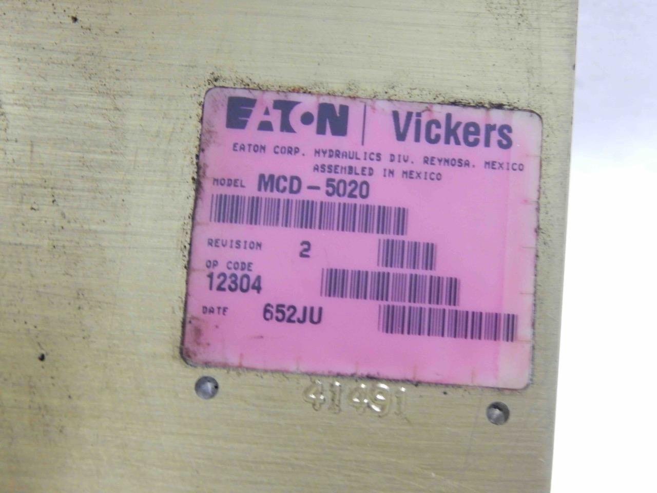 Sperry Vickers Eaton MCD-5020 Hydrualic Manifold Circuit Design Valve - Image 2