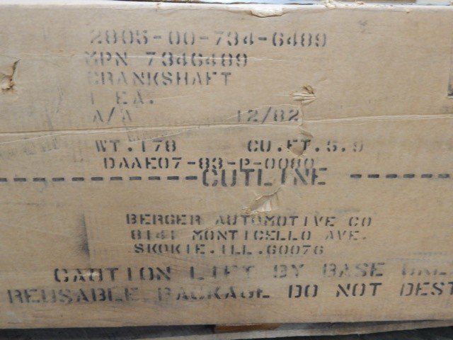 TACOM 7346489, 2805007346489, Engine Crankshaft - Image 12