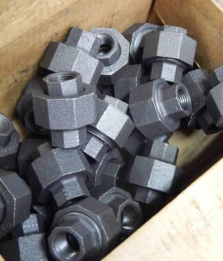 #147 LOT of 5 Anvil Malleable Iron 0312700800 Black 1/2" Union 300# Fitting