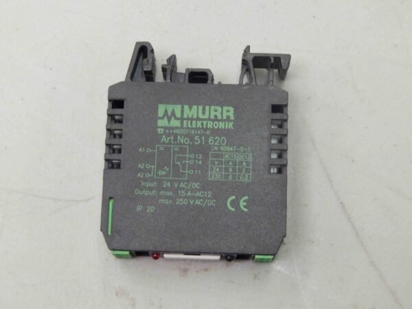 #179 MURR ELEKTRONIK 51-620 RMI 24V AC/DC OUTPUT RELAY – MC-Sales, Llc