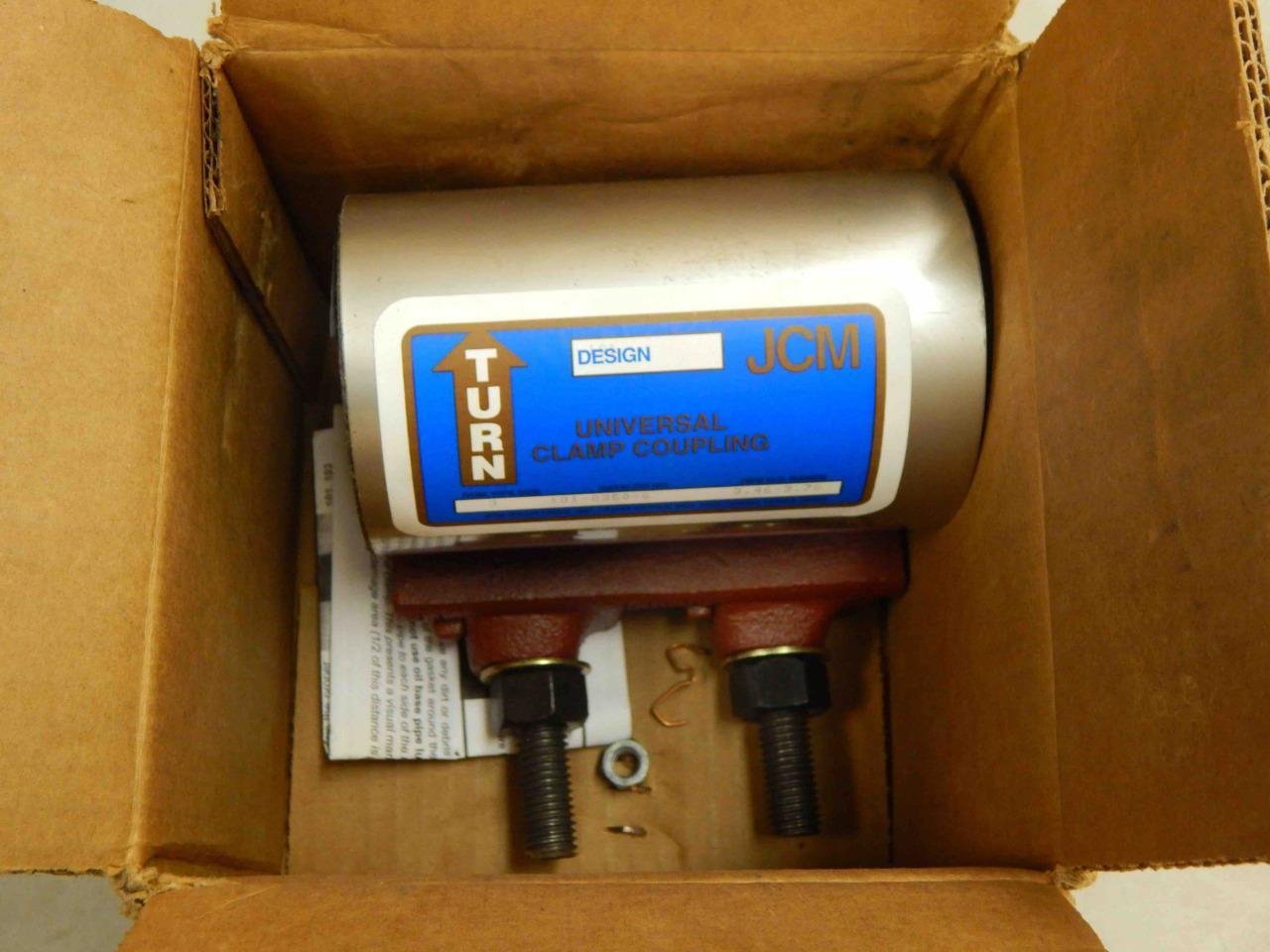 #476 JCM 101-0350-6 Universal Clamp Coupling Pipe Size 3" OD Range 3.46-3.70 New - Image 3