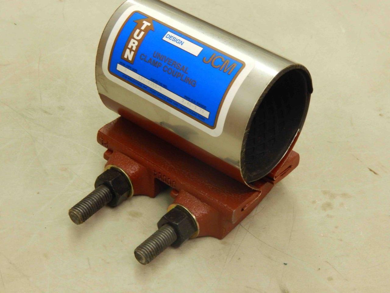 #476 JCM 101-0350-6 Universal Clamp Coupling Pipe Size 3" OD Range 3.46-3.70 New - Image 5