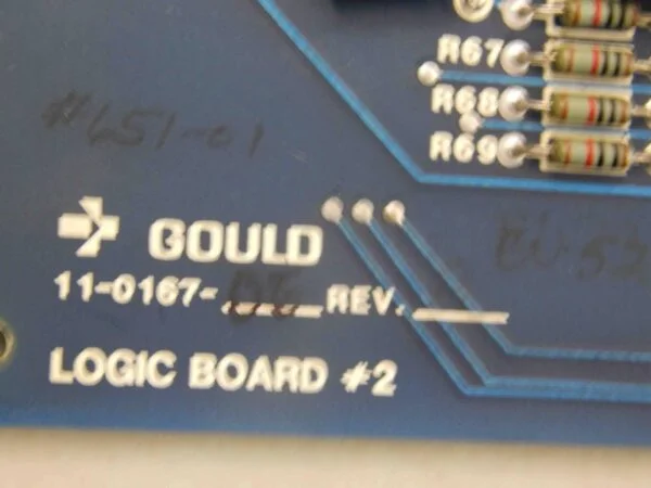 #850 Gould 11-0167-06 #2 PC Logic Circuit Board Card Module - Image 4